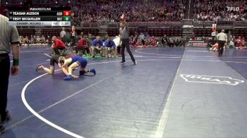 2A-120 lbs Champ. Round 1 - Troy McQuillen, Wilton vs Teagan Alesch, Algona