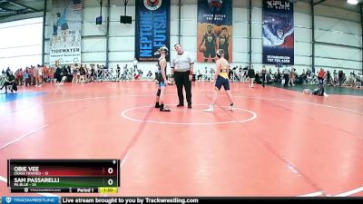 110 lbs Rd# 10- 4:00pm Saturday Final Pool - Sam Passarelli, PA Blue vs Obie Vee, Crass Trained