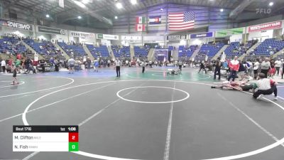126 lbs Round Of 32 - Matthew Clifton, Mile High WC vs Nathan Fish, Rawhide Wrestling