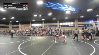 82 lbs Quarterfinal - Luke Garcia, The Valley WC vs Chayton Nielsen, Spring Hills WC