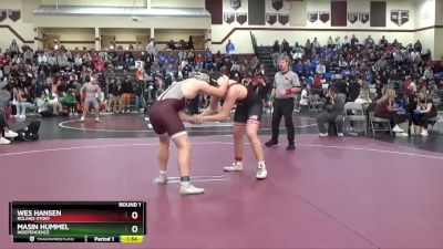 215 lbs Round 1 - Wes Hansen, Roland-Story vs Masin Hummel, Independence