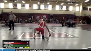 126 lbs Cons. Round 3 - Caden Ervin, Pleasant Valley vs Mason Besler, Dubuque Senior