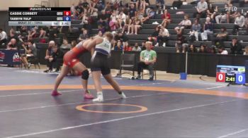 72kg Round 2 - Cassie Corbett, Brock WC vs Taebyn Tulp, Saskatoon Wrestling Club