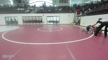 165 lbs Semifinal - Kelson Bennett, Warner vs Levi Kirk, Hulbert High School