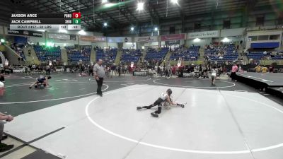 61 lbs 5th Place - Jaxson Arce, Pomona Elite vs Jack Campbell, Sedgwick County Fleming