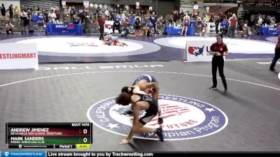 145 lbs Cons. Round 2 - Andrew Jimenez, De La Salle High School Wrestling vs Mark Sanders, Primal Wrestling Club