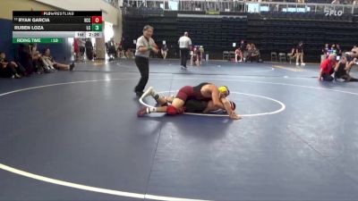 157 lbs Champ. Round 1 - Ruben Loza, Lassen College vs Ryan Garcia, Victor Valley College