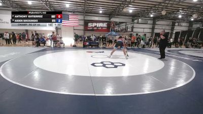 79 kg Champ. Rd Of 64 - Anthony Gutierrez, Indiana RTC vs Aiden Brosinski, Burg Training Center