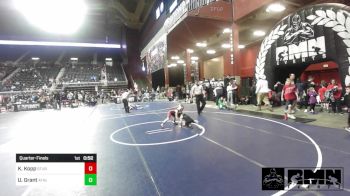 62 lbs Quarterfinal - Kipton Kopp, Sturgis Youth WC vs Uriah Grant, Athlos Wrestling