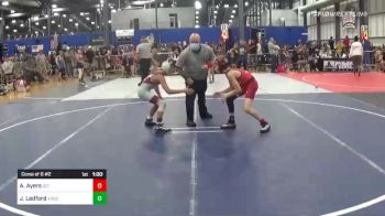 78 lbs Consi Of 8 #2 - Aidan Ayers, Ioc vs Joshua Ledford, Ares