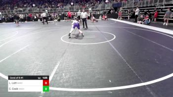 92 lbs Consi Of 8 #1 - Logan Lott, Mascoutah High School vs Chase Cook, Macon Youth Wrestling