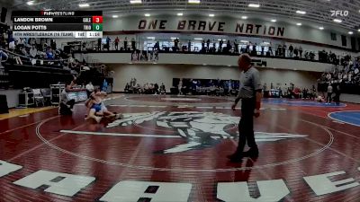 138 lbs 4th Wrestleback (16 Team) - Logan Potts, Trion vs Landon Brown, Gordon Lee