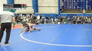 141 lbs Champ. Round 2 - Michael Follo, New England College vs Tylor Stubbs, Williams College
