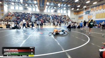 126 lbs Cons. Round 2 - Landon Quiroga, Brevard FCA vs Ethan Warchol, Bishop Kenny High School