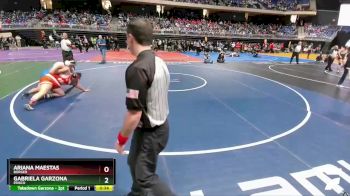 5A 235 lbs 3rd Place Match - Gabriela Garzona, Frisco vs Ariana Maestas, Borger
