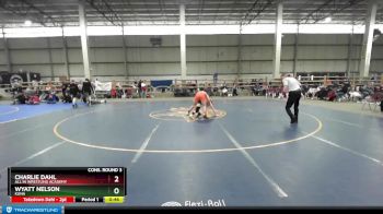 147 lbs Cons. Round 3 - Wyatt Nelson, Kuna vs Charlie Dahl, All In Wrestling Academy