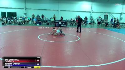 102 lbs Semis & 3rd Wb (16 Team) - Jax Quintana, Colorado vs Jeremy Carver, Indiana