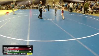 55 lbs Quarterfinals (8 Team) - Khyler Beermann, Wabasso vs Hawkins VanCleve, Sartell