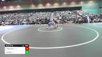 132 lbs Round Of 32 - Uriah Martinez, Alamosa vs Isaiah Cortez, Gilroy