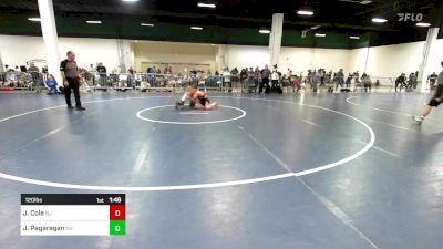 120 lbs Round Of 16 - Jack Cole, NJ vs Jahryzen Pagaragan, NV