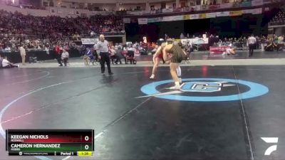 5A 172 lbs Semifinal - Cameron Hernandez, Hobbs vs Keegan Nichols, Roswell