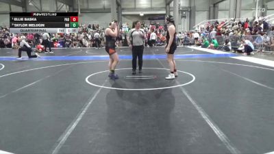 190 lbs Quarterfinal - Ellie Baska, Paola vs Taylor Melugin, Independence