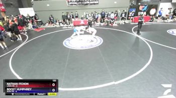 132 lbs Round 4 (16 Team) - Nathan Itchon, LAWA-FR vs Rocky Humphrey, IEWA-FR