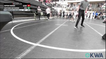 130 lbs Final - Kipton Keener, Carl Albert vs Matthew McFadden, CCYO