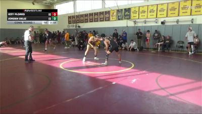 149 lbs Cons. Round 1 - Izzy Flores, Delta College vs Jorden Deliz, Chabot College