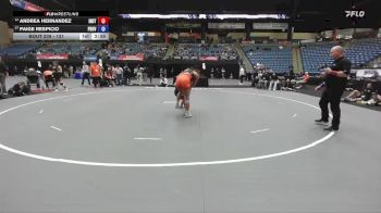 131 lbs Cons. Round 3 - Paige Respicio, Providence vs Andrea Hernandez, Indiana Tech