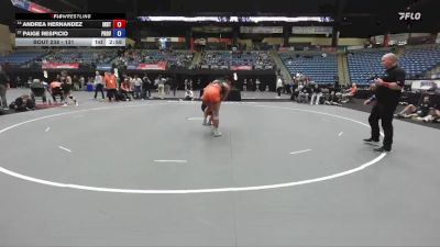 131 lbs Cons. Round 3 - Paige Respicio, Providence vs Andrea Hernandez, Indiana Tech