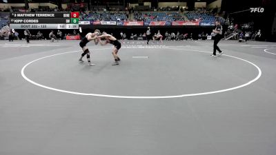 133 lbs Cons. Round 2 - 3 Matthew Terrence, Doane vs Kipp Cordes, Dakota Wesleyan