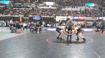 A - 190 lbs Champ. Round 1 - Joe Wilson, Frenchtown vs Cooper Dighans, East Helena