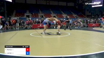 152 lbs Cons 16 #2 - Ty Raines, New York vs Legend Lamer, Oregon