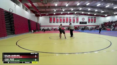 285 lbs Semifinal - Cody Ruiz, Modesto Junior College vs Dylan Jahrling, University Nevada Las Vegas