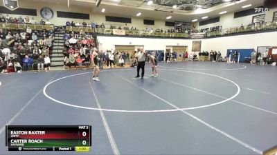 113 lbs Cons. Round 4 - Easton Baxter, Unity vs Carter Roach, Hayward