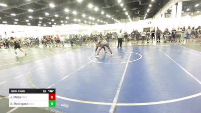 175 lbs Semifinal - Jesse Meza, Oakdale, Wrestling vs Anthony Rodriguez, Columbine HS