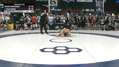 144 lbs Champ. Rd Of 64 - Isaias Hernandez, New Jersey vs Cole Speer, Ohio