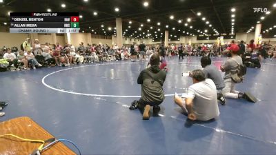 113 lbs Champ. Round 1 - Denzel Benton, Raleigh Area Wrestling vs Allan Mejia, Nashville Wrestling Club