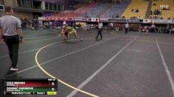141 lbs 2nd Wrestleback (16 Team) - Dominic Hargrove, George Mason vs Cole Brooks, Wyoming