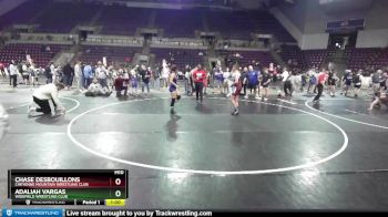 120-125 lbs Round 2 - Chase DesBouillons, Cheyenne Mountain Wrestling Club vs Adaliah Vargas, Widefield Wrestling Club