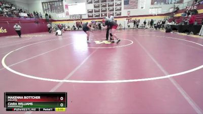 235 lbs Quarterfinal - Ciara Williams, HARRISONVILLE vs Makenna Bottcher, GALLATIN