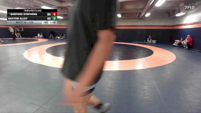 175 lbs Semifinal - Shepard Stephens, Sanderson Wrestling Academy vs Daxton Alley, Hurricane High School