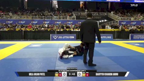 Mila Anjan Patel vs Bahiyyih Khanum Amini 2026 Pan Kids Jiu-Jitsu IBJJF Championship