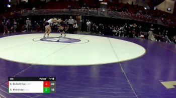 145 lbs Round 2 (6 Team) - Andrea Melendez, Lexington Girls vs Kayla Bobeldyke, Norfolk Girls