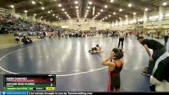 43 lbs Semifinal - Aiden Sanchez, Sanderson Wrestling Academy vs Nathan Diaz-Flores, Oregon