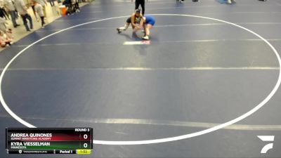 Round 3 - Andrea Quinones, Summit Wrestling Academy vs Kyra Viesselman, Minnesota