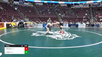 182 lbs Consolation - Isaiah Reinert, Easton vs Justin Hart, Hampton