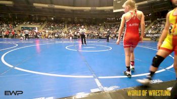 95 lbs Round Of 16 - Iilayah Dunn, Viking Wrestling Club (IA) vs Madisen Whalen, Flow Academy Hawaii