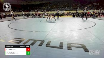 5A - 120 lbs Quarterfinal - Madison Holladay, ELK CITY vs Sayben Owen, PERRY